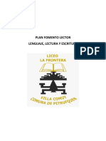 Plan Lector Liceo La Frontera