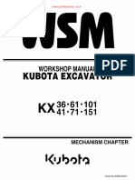 Kubota KX36-KX151 Workshop Manual