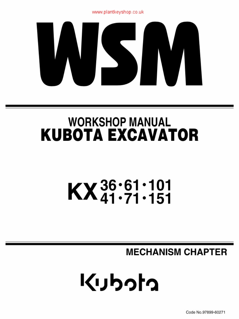 Kubota WSM ワークショップマニュアル クボタ修理サービス＆ショップマニュアル 汎用トラクター WSM