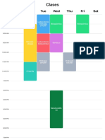 Timetable