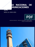 Empresa Nacional de Telecomunicaciones S.A. Financiamiento