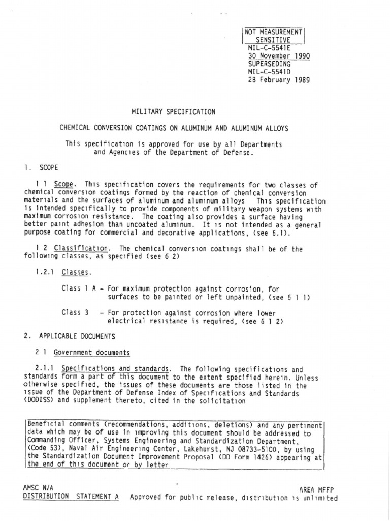 Mil C 5541e | PDF