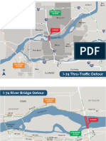 I-74 Demo Detour Maps