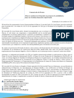 Comunicado de Prensa Juramentación Del Superintendente de Bancos, Licenciado Saulo de León Durán 01-10-2022