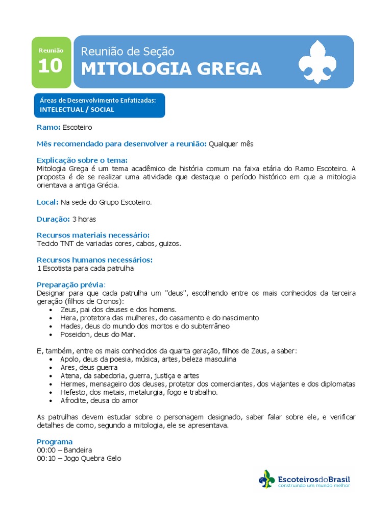 Mitologia Grega Pdf Mitologia Grega Religião Grega Antiga