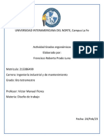 Actividad Grados Ergonómicos