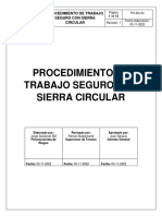 Procedimiento Sierra Circular