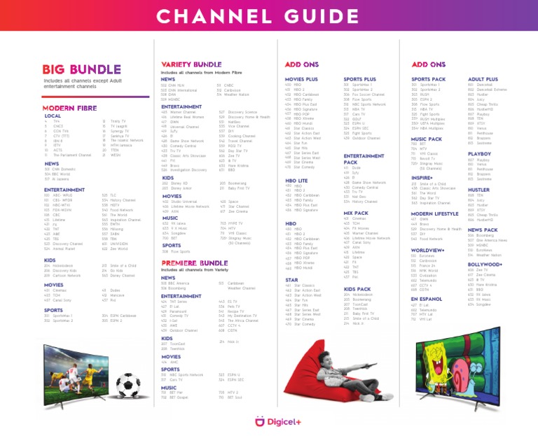 Channel Guide - TT - Feb2021 | PDF | Hbos | Entertainment Companies