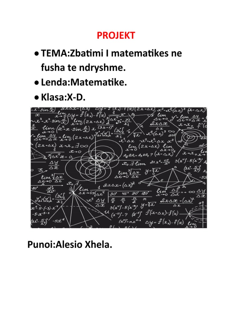 projekt matematike | PDF