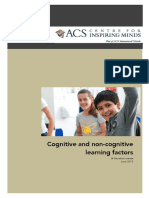 Cognitive and Non Cognitive Learning Factors