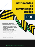 Seminário 3 - Instrumentos de Comunicação Pública