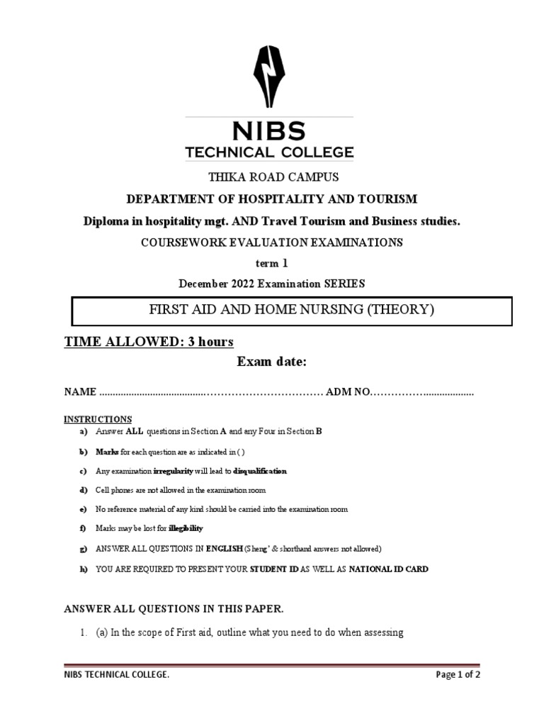 Mod To Go DHM AND TTB FIRST AID MOCK SEP DEC 2022 PDF Cognition