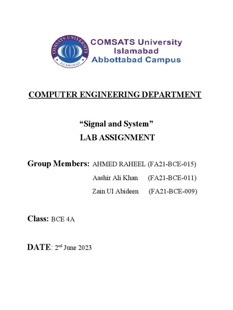 Signal Lab PDF