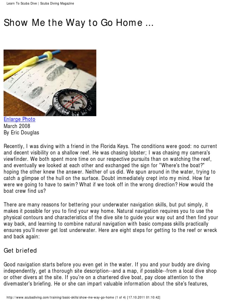 Learn To Scuba Dive Scuba Diving Magazine Pdf Scuba Diving Swimming