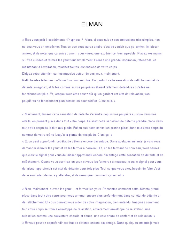Elman | PDF | Développement personnel