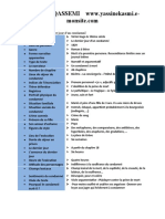 Fiche Et Personnages