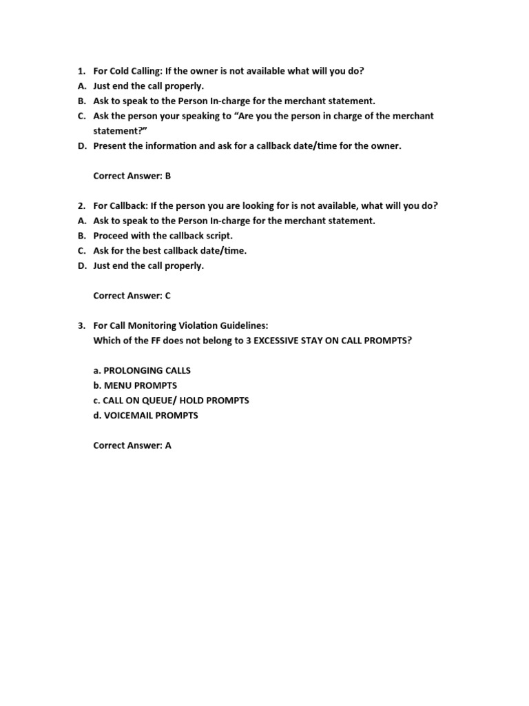 QA Knowledge Check - Questions | PDF