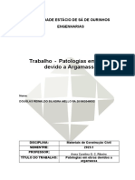 Trabalho Materiais de Construção