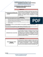 Flujo de Procesos para Aprobación de Proyecto de Tesis