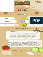 Infografía Receta Desayuno Saludable Orgánica Colores Pastel