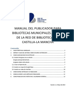 Manual Del Publicador de Bibliotecas Municipales