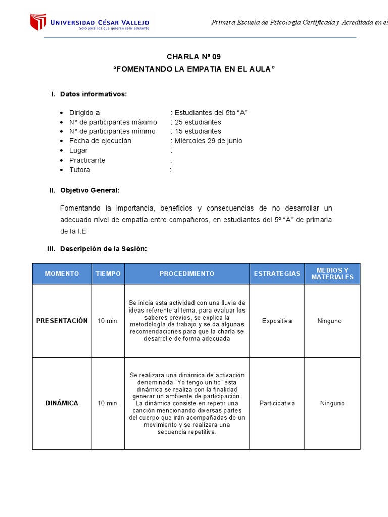 Fomentando La Empatia en El Aula | PDF | Resiliencia psicológica ...