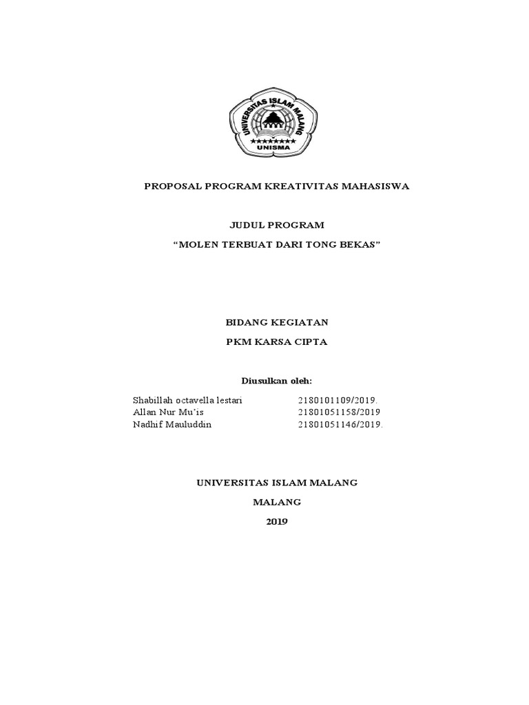 PKM KC Kelompok 1 | PDF