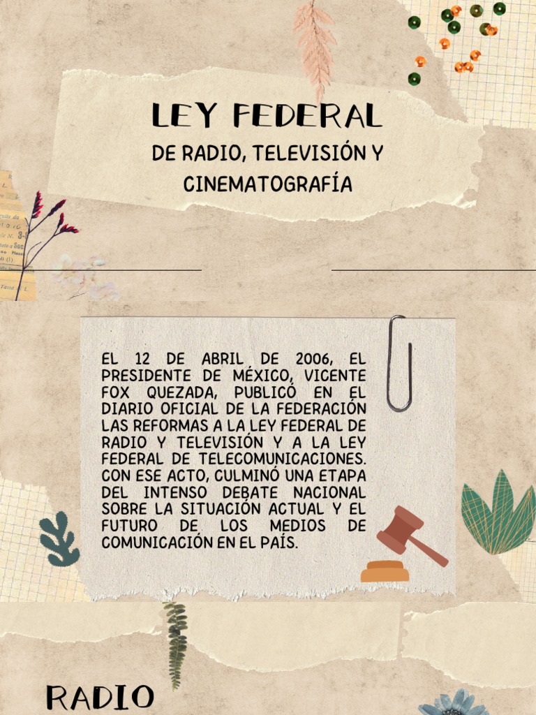 Ley Federal de Radio y Televisión