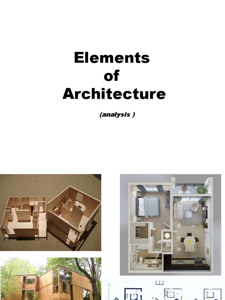 Elements of Architecture | PDF