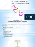 4 Ejercicios Varios de Algoritmos y Diagramas de Flujo