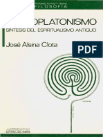 1. Alsina Clota Jose El Neoplatonismo