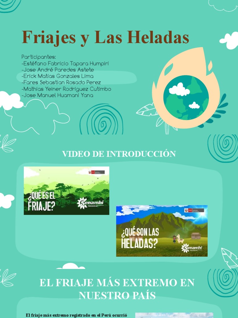 Friajes y Heladas | PDF | Geografía Física | Ciencias de la Tierra