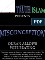 34. Quran Allows Wife Beating