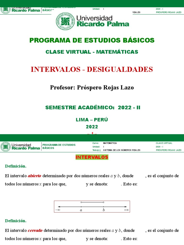 Ppt L Intervalos Pdf Métodos Y Materiales De Enseñanza Informática