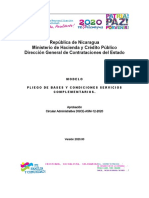 ActualizaciónModelo - Pliego de Bases y Condiciones - ContrataciónServiciosComplementarios - ASM2020