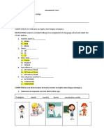 Diagnostic Test - Primero Hecho