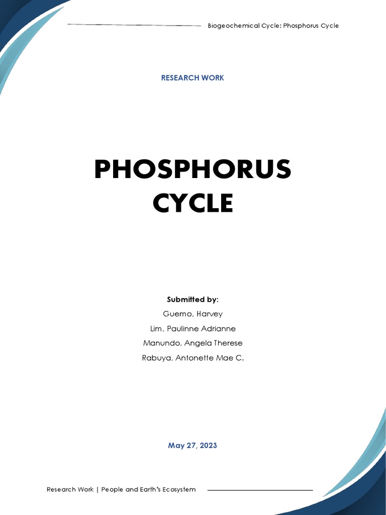 PhosphorusCycle_ResearchWork PDF