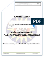 APUNTANDOLE A LA ACREDITACION DOC No 7  PONDERACIÓN