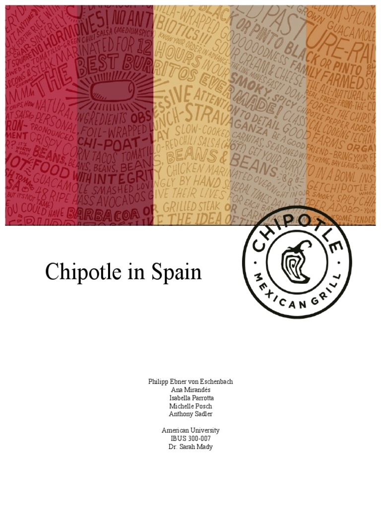 Expansion of Chipotle Into Spain PDF