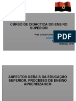 Apresentaçao para A Formação Didactica Do Ensino Superior Verson 1