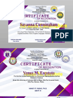 Certificates 2021-2022