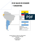 Comparación Del Sector Público y Privado Entre Ecuador y Argentina