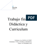 Didactica y Curriculum 12da Noviembre 2022