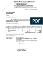 Proforma Estructura Cardenas