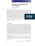 Financial Integration in Emerging Asia Challenges and Prospects