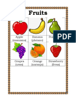 Fruits 5 Años