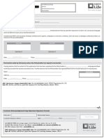 Change in Specimen Signature Form