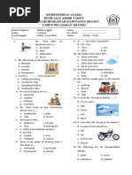 Soal INGGRIS KL 5