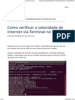 Verificar A Velocidade Da Internet - Veja Como Fazer Com o App Speedtest-Cli