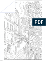 Montmartre - Paris Adult Coloring Pages